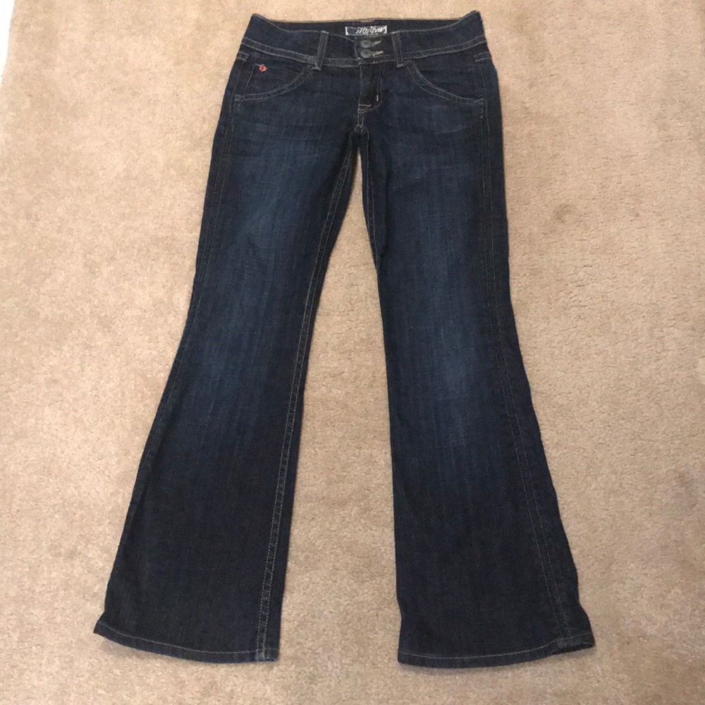 Hudson jeans size 24 dark wash flap pockets - Picture 4 of 6